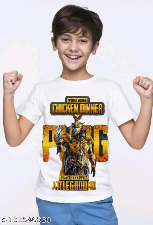 PUBG Printed T-shirt for Girls and Boys