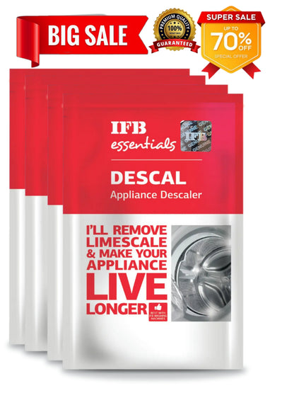 IFB Washing Machine Cleaner Powder (Descaling Powder) -Pack of 4( 400g )