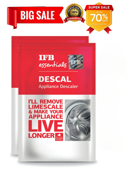 IFB Washing Machine Cleaner Powder (Descaling Powder) -Pack of 4( 400g )