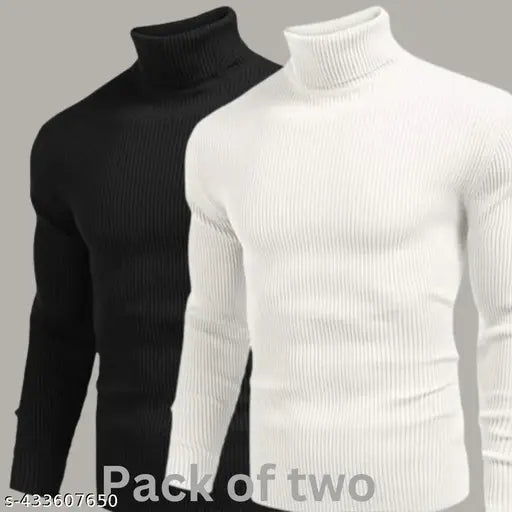 Men's High Neck Cotton winter Sweaters combo2