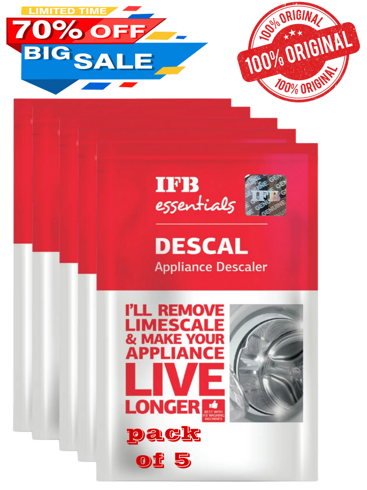 IFB Washing Machine Cleaner Powder (Descaling Powder) -Pack of 4( 400g )