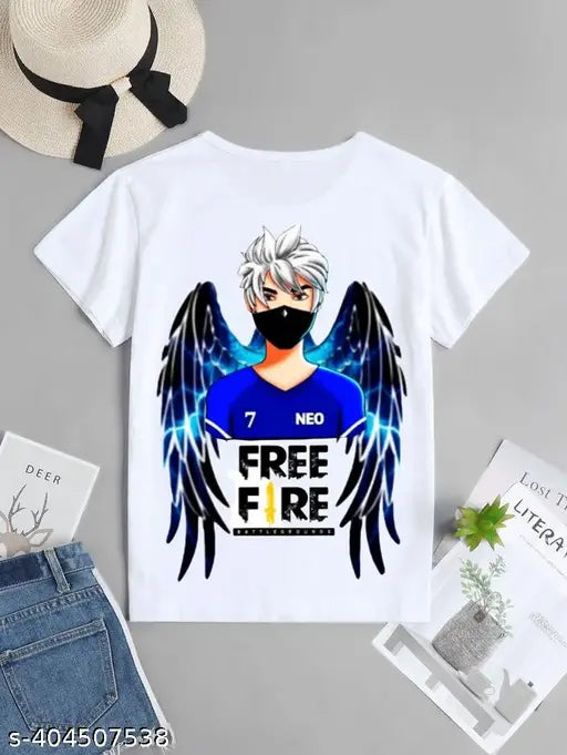 Free-Fire printed t shirts for unsex kids boys & girls