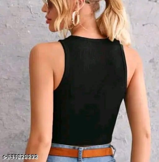 TUSI-TANK TOP COMBO BLACK