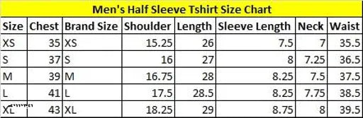 Oversized Men's Cotton Blend Printed T-Shirt